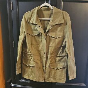 Olive Green Utility Jacket